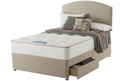 Sealy Revital Backcare Memory Double 2 Drw Divan Bed